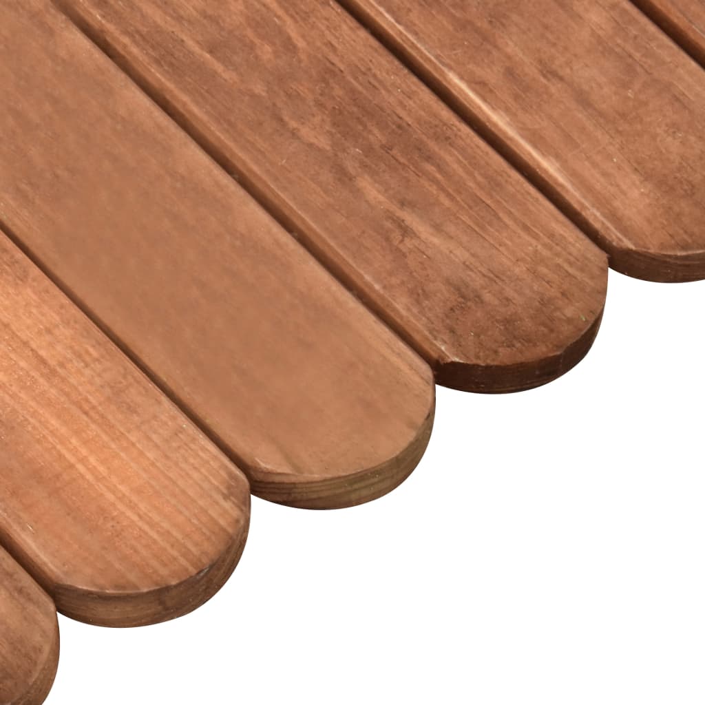 Gazonranden 3 st 120 cm geïmpregneerd grenenhout