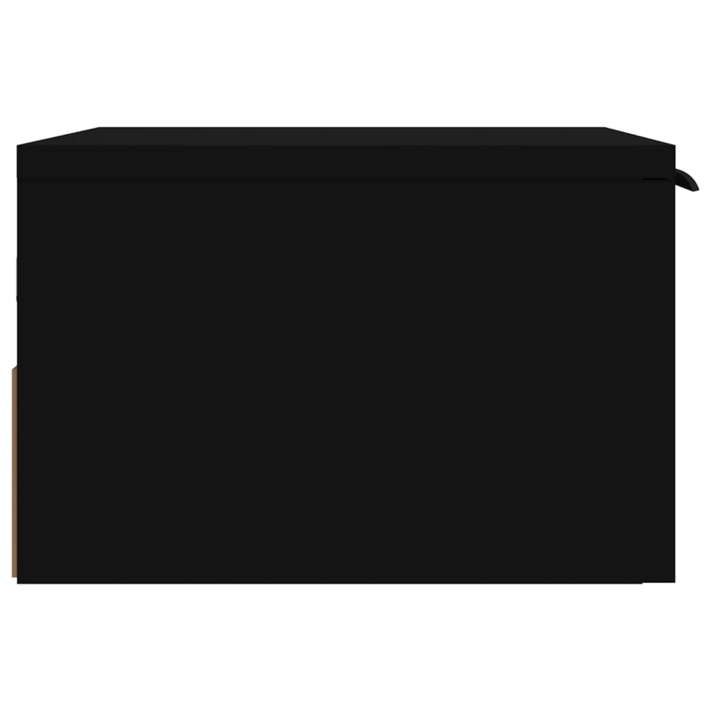 Nachtkastje wandgemonteerd 34x30x20 cm zwart