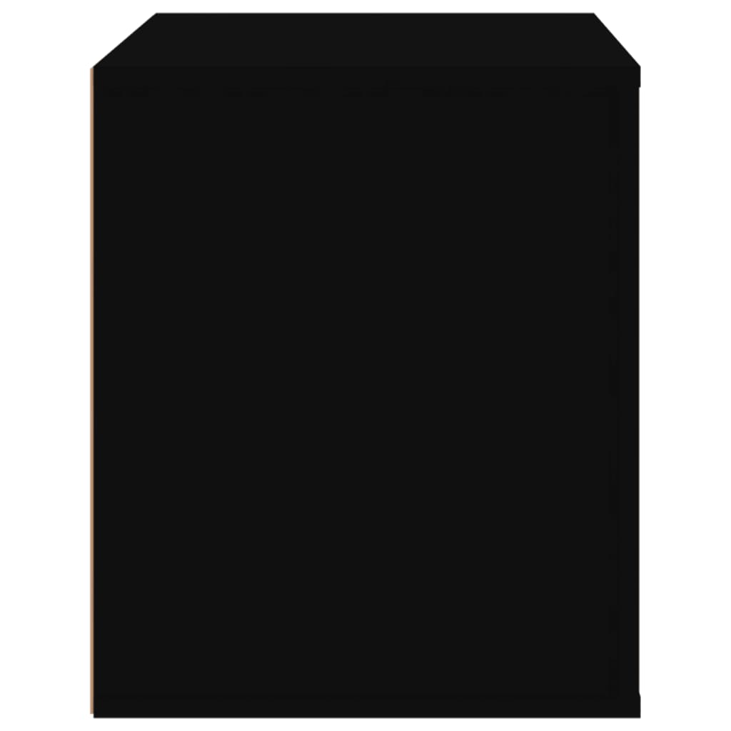 Nachtkastje 50x39x47 cm zwart